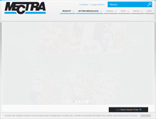 Tablet Screenshot of mectra.it